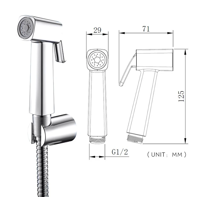 Rectangular Bidet Spray3